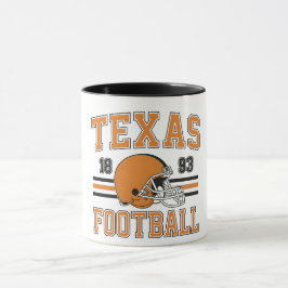 Texas Football Retro Mok