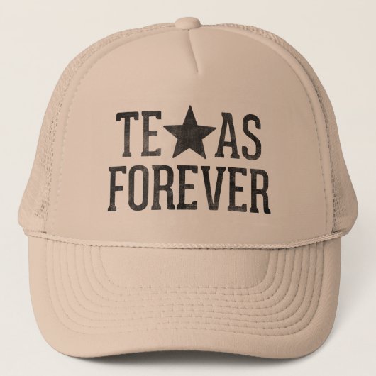 Texas Forever Trucker Hat Pet (Voorkant)