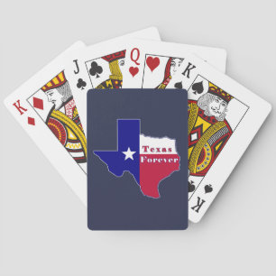 Texas Forever Vlag Kaart