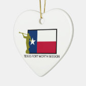 TEXAS FORT WORTH MISSIE LDS CTR KERAMISCH ORNAMENT (Links)