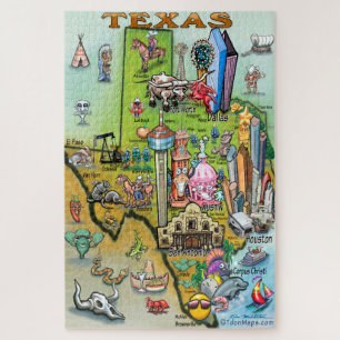 Texas Fun Map Legpuzzel