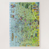 Texas Fun Map Legpuzzel (Verticaal)