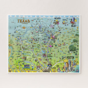 Texas Fun Map Legpuzzel