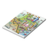 Texas Fun Map Notitieblok (Gedraaid)