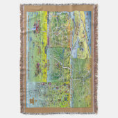 Texas Fun Maps Deken (Voorkant Verticaal)