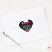Texas Gegroeid met Sinaloa Roots Hart Sticker (Envelop)