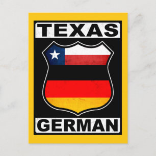 Texas German American Briefkaart