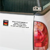 Texas German American Bumpersticker (Op Truck)