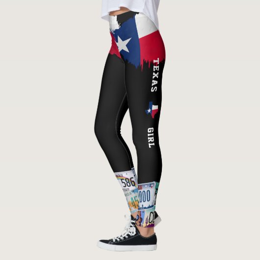 Texas Girl State Flag Leggings (Links)