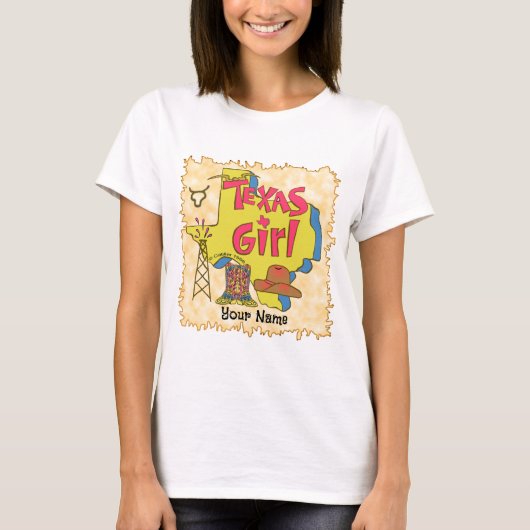 Texas Girl T-shirt (Voorkant)