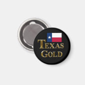 TEXAS GOLD MAGNEET (Voorkant / Achterkant)