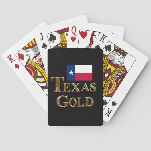 TEXAS GOLD POKERKAARTEN (Achterkant)