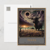 Texas | Gotische kunst Briefkaart (Voorkant / Achterkant)