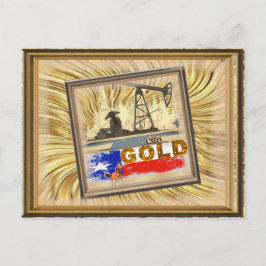 Texas goud briefkaart