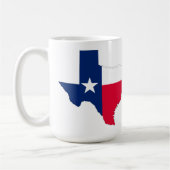 Texas Graphic & Texas Trail sur blanc, Mug (Gauche)
