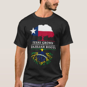 Texas Grown met Braziliaanse roet Brazilië T-shirt