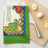 Texas Guacamole Recept Theedoek (Quarter Fold)