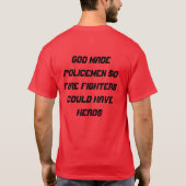 TEXAS GYM POLITIESFIREFIGHTERS T-SHIRT (Achterkant)