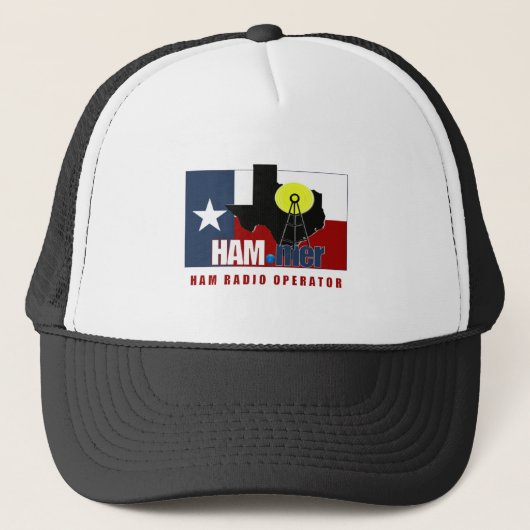 TEXAS HAM-MER AMATEUR RADIOOPERATOR TRUCKER PET (Voorkant)