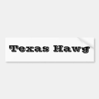 Texas Hawg Bumpersticker