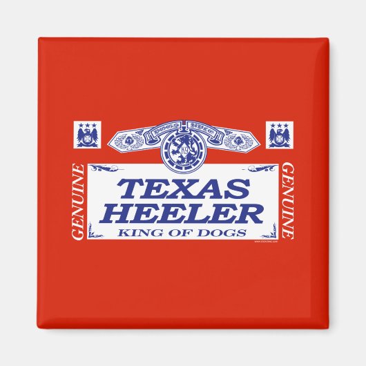Texas Heeler Magneet (Voorkant)