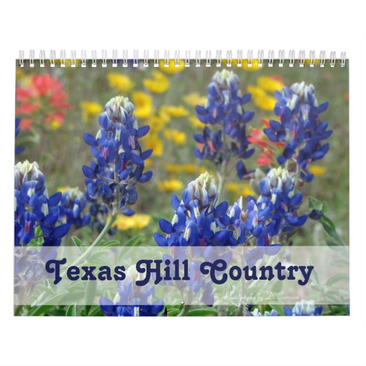 Texas Hill Country 2024 Calendrier (Protection)
