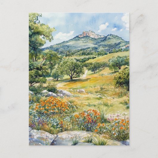 Texas Hill Country Briefkaart (Voorkant)