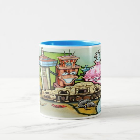 Texas Hill Country Coffee Mug à deux tons (Centre)