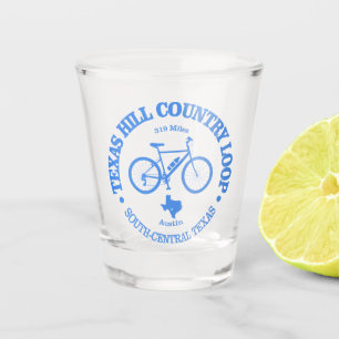 Texas Hill Country (fietsen) Shot Glas