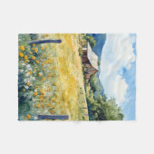 Texas Hill Country Fleece Deken (Voorkant (Horizontaal))