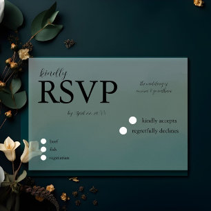 Texas Hill Country Huwelijksreactie RSVP Kaartje