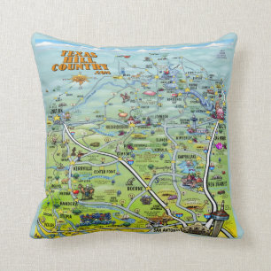 Texas Hill Country Pillow Kussen
