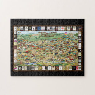 Texas Hill Country Wine Trail Map Puzzle Legpuzzel
