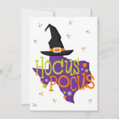 Texas Hocus Pocus Halloween Kaart (Voorkant)