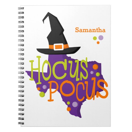 Texas Hocus Pocus Halloween Notitieboek (Voorkant)