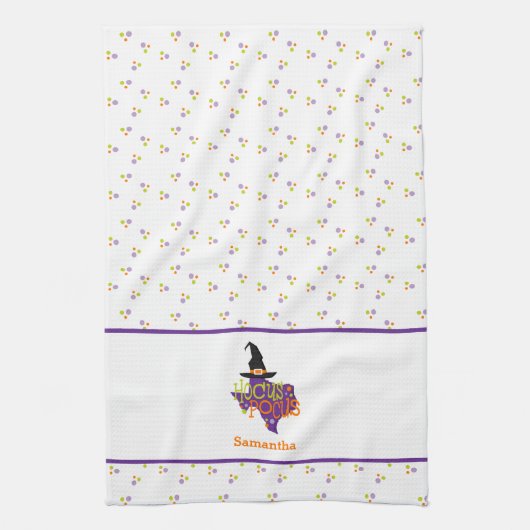 Texas Hocus Pocus Halloween Theedoek (Verticaal)