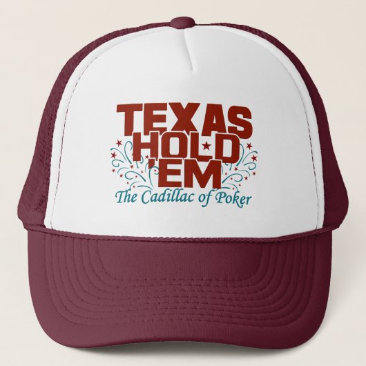 Texas Hold 'Em casquette (Devant)