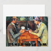 Texas Hold "em Uitnodiging (Voorkant / Achterkant)
