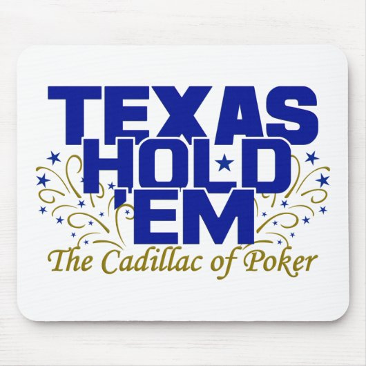 Texas Hold'Em mousepad Muismat (Voorkant)