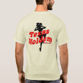 Texas Holdem Pinup Girl T-shirt (Achterkant)