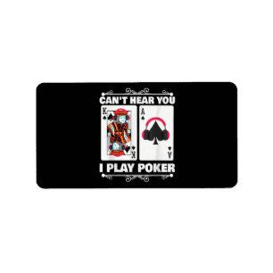 Texas Holdem Poker Cant hoort dat je poker speelt Etiket