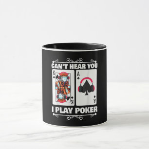 Texas Holdem Poker Cant hoort dat je poker speelt Mok