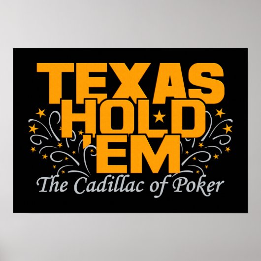 Texas Hold'Em poster (Voorkant)