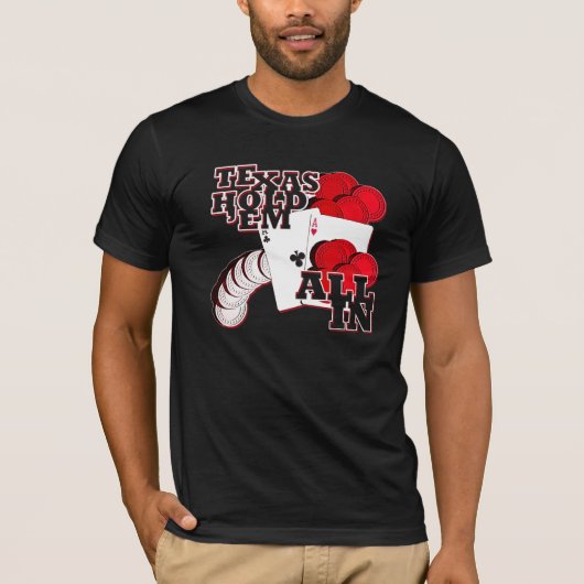 texas holdem t-shirt (Voorkant)