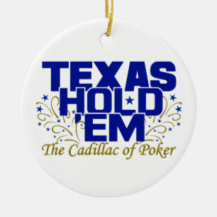 Texas Hold'Em-versiering Keramisch Ornament