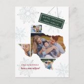 Texas Holiday Moving Announcement Briefkaart (Voorkant)