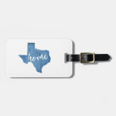 Texas Home Hout Grain Bagagelabel (Voorkant horizontaal)