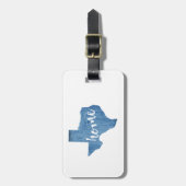 Texas Home Hout Grain Bagagelabel (Voorkant verticaal)