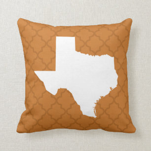 Texas Home State Quatrefoil Sierkussen
