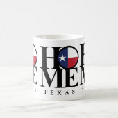 Texas HOME Tasse de café 11 oz (Centre)